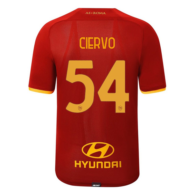 Kinder Riccardo Ciervo #54 Rot Heimtrikot Trikot 2021/22 T-shirt