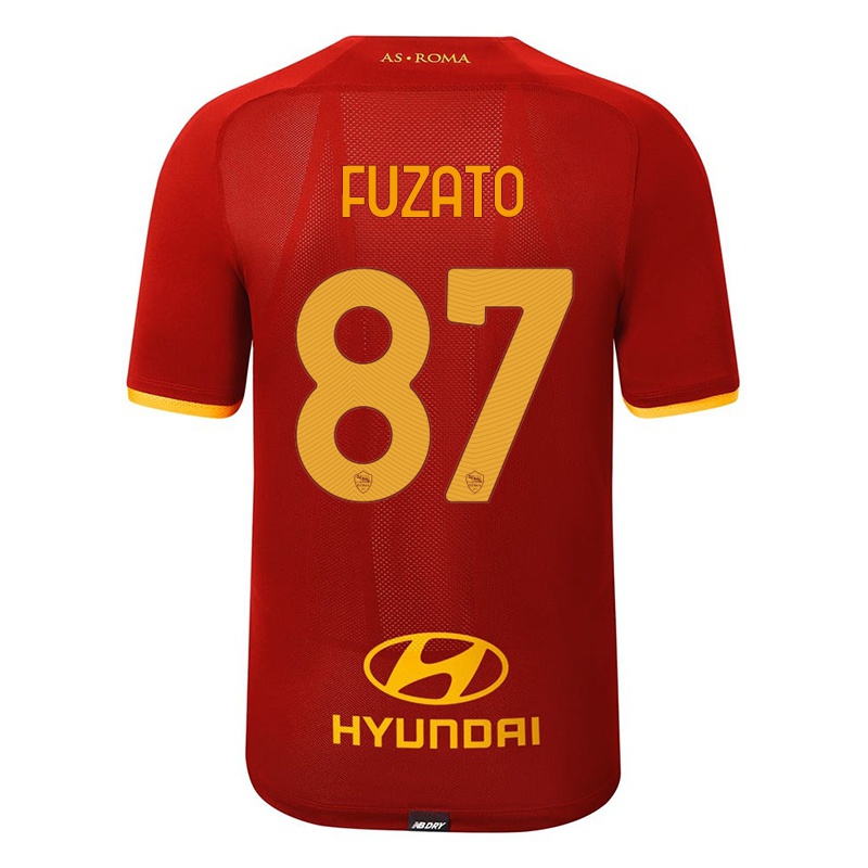 Kinder Daniel Fuzato #87 Rot Heimtrikot Trikot 2021/22 T-shirt