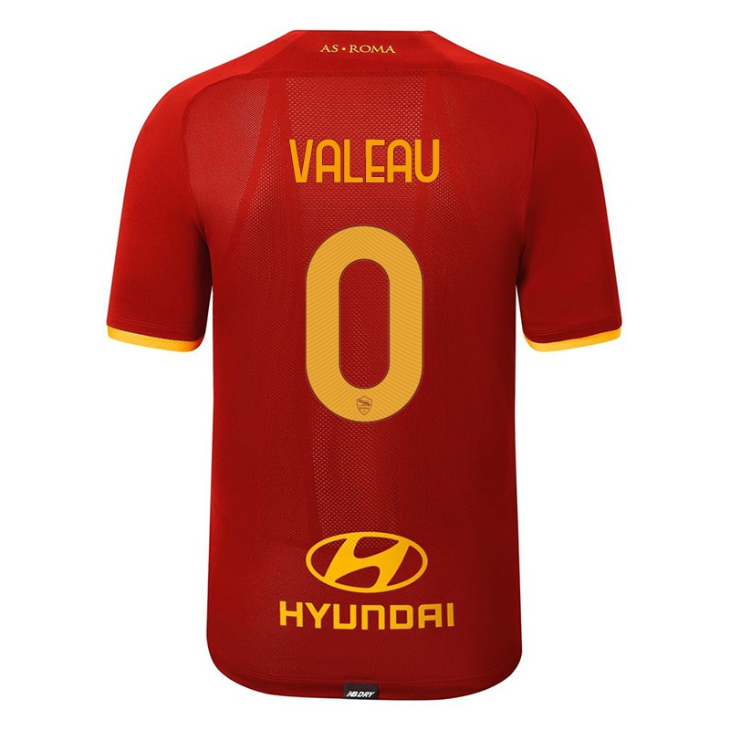 Kinder Lorenzo Valeau #0 Rot Heimtrikot Trikot 2021/22 T-shirt