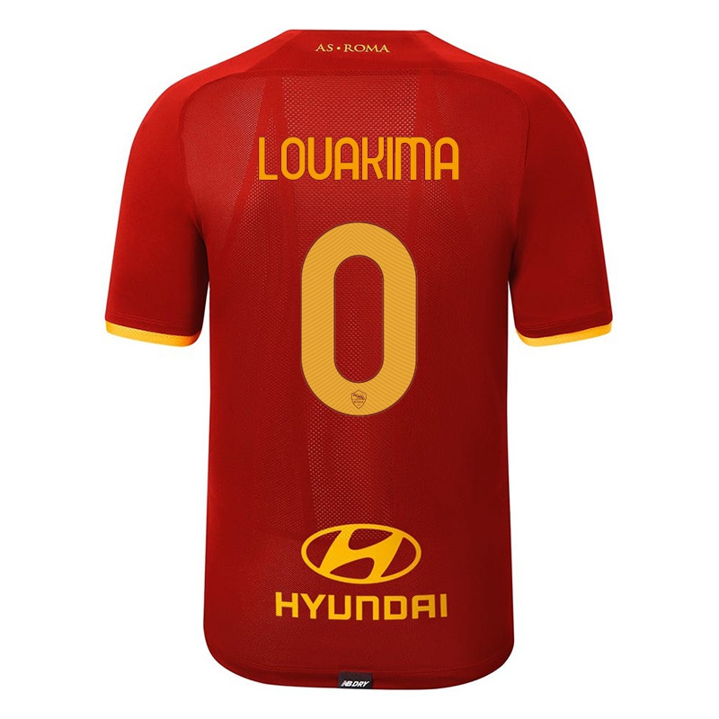 Kinder Corentin Louakima #0 Rot Heimtrikot Trikot 2021/22 T-shirt