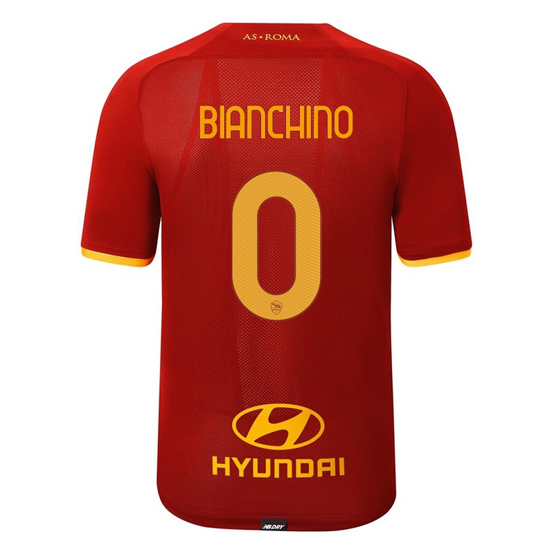 Kinder Nicolo Bianchino #0 Rot Heimtrikot Trikot 2021/22 T-shirt