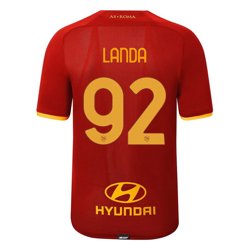 Kinder Serena Landa #92 Rot Heimtrikot Trikot 2021/22 T-shirt