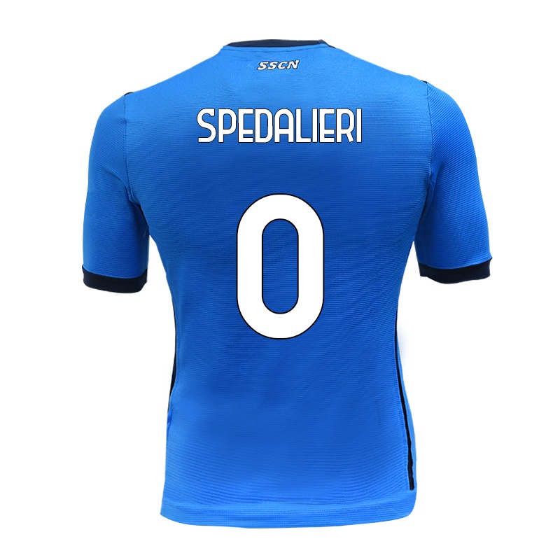 Kinder Jonathan Spedalieri #0 Blau Heimtrikot Trikot 2021/22 T-shirt