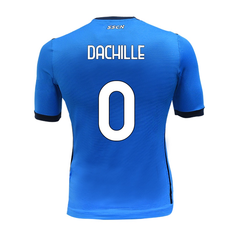 Kinder Domenico Dachille #0 Blau Heimtrikot Trikot 2021/22 T-shirt