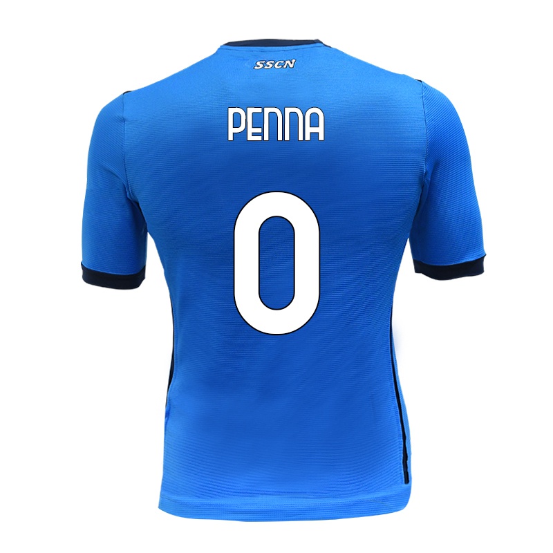 Kinder Aurora Penna #0 Blau Heimtrikot Trikot 2021/22 T-shirt