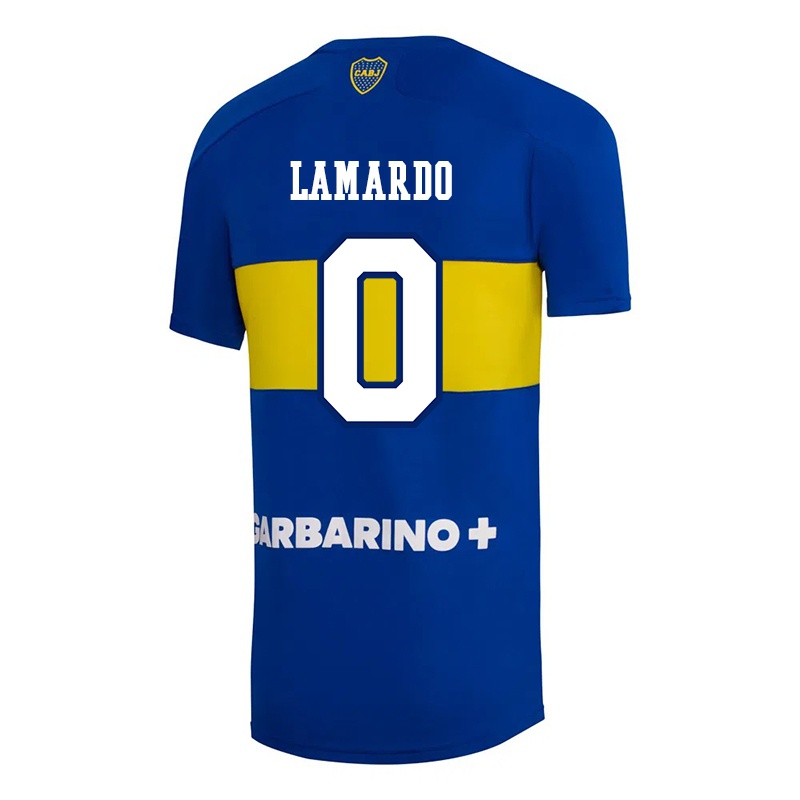 Kinder Gonzalo Lamardo #0 Königsblau Heimtrikot Trikot 2021/22 T-shirt