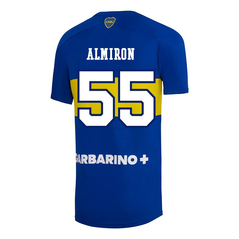 Kinder Ezequiel Almiron #55 Königsblau Heimtrikot Trikot 2021/22 T-shirt