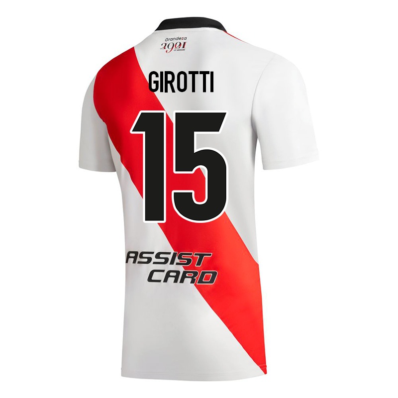 Kinder Federico Girotti #15 Weiß Heimtrikot Trikot 2021/22 T-shirt