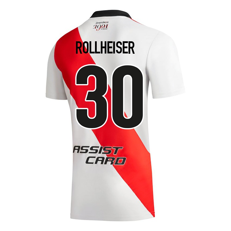 Kinder Benjamin Rollheiser #30 Weiß Heimtrikot Trikot 2021/22 T-shirt