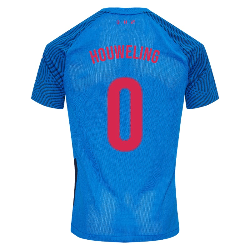 Kinder Joey Houweling #0 Himmelblau Auswärtstrikot Trikot 2021/22 T-shirt