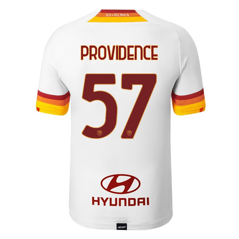 Kinder Ruben Providence #57 Weiß Auswärtstrikot Trikot 2021/22 T-shirt