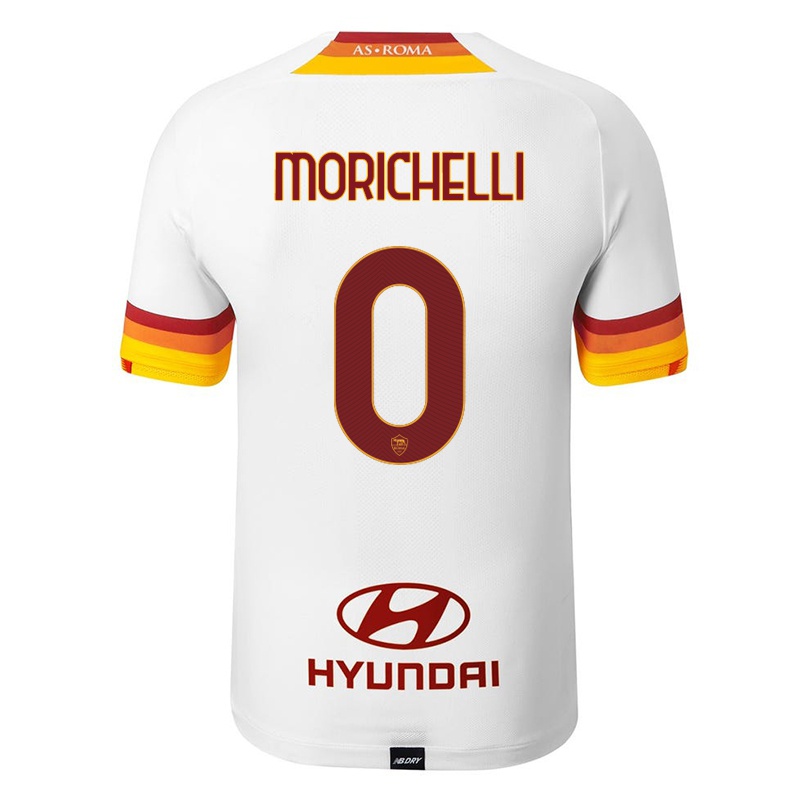 Kinder Raul Morichelli #0 Weiß Auswärtstrikot Trikot 2021/22 T-shirt