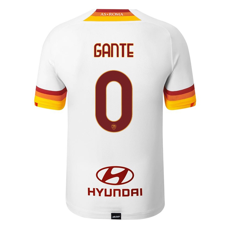 Kinder Patrick Gante #0 Weiß Auswärtstrikot Trikot 2021/22 T-shirt