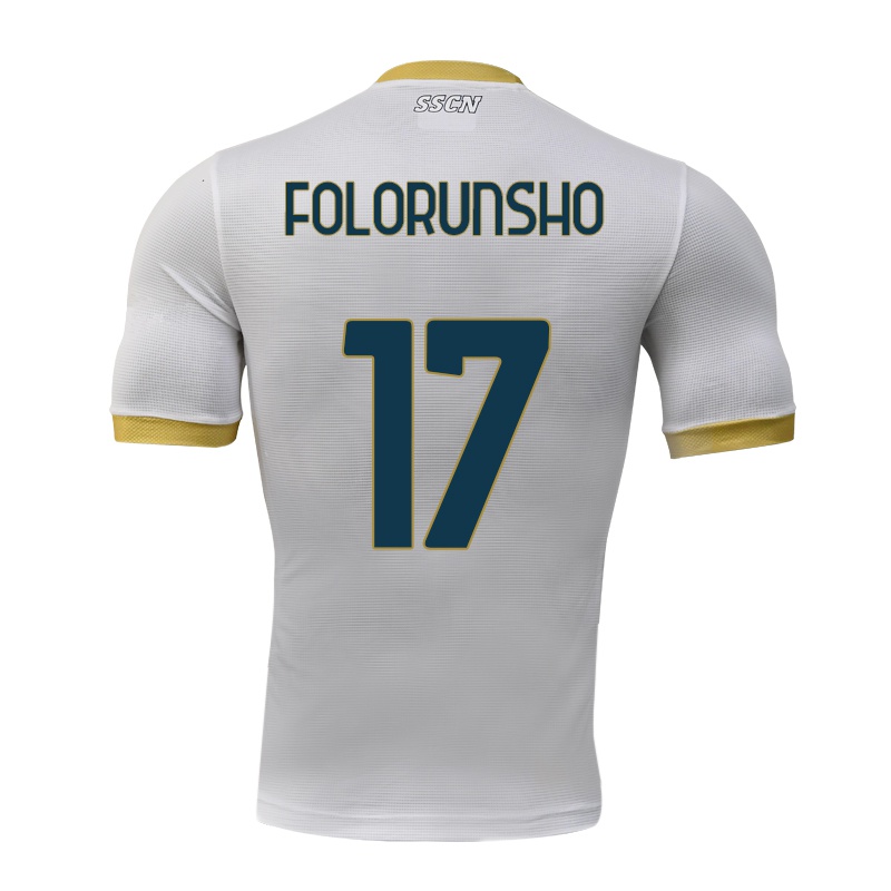 Kinder Michael Folorunsho #17 Grau Auswärtstrikot Trikot 2021/22 T-shirt