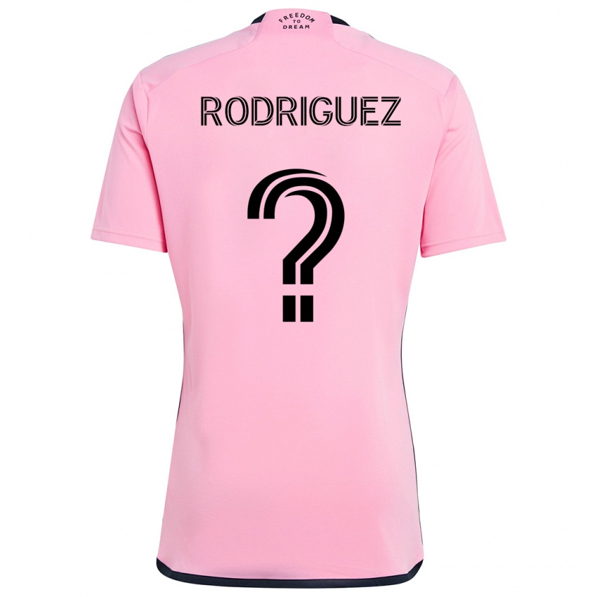 Kinder Emerson Rodríguez #0 Rosa Heimtrikot Trikot 2024/25 T-Shirt