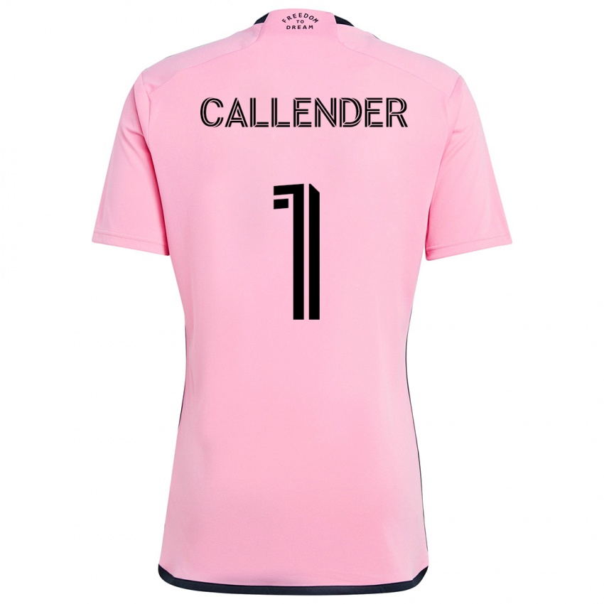 Kinder Drake Callender #1 Rosa Heimtrikot Trikot 2024/25 T-Shirt