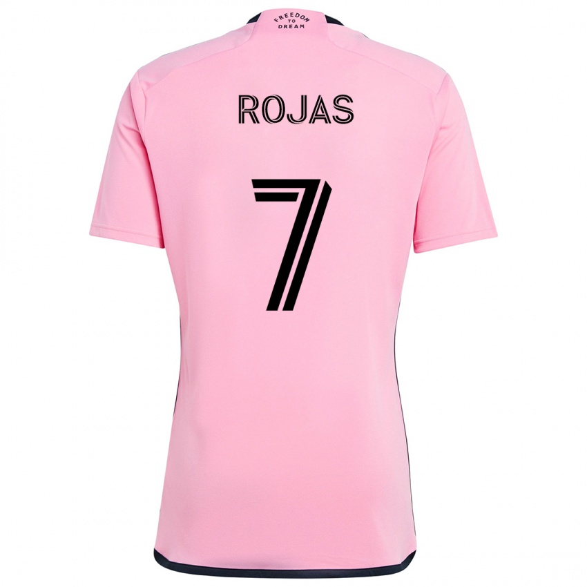 Kinder Matías Rojas #7 Rosa Heimtrikot Trikot 2024/25 T-Shirt