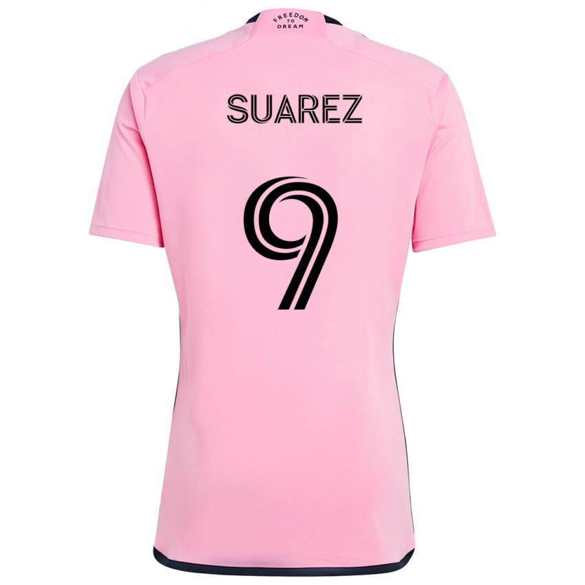 Kinder Luis Suárez #9 Rosa Heimtrikot Trikot 2024/25 T-Shirt