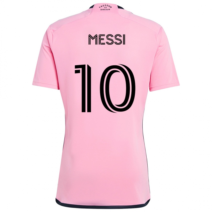 Kinder Lionel Messi #10 Rosa Heimtrikot Trikot 2024/25 T-Shirt