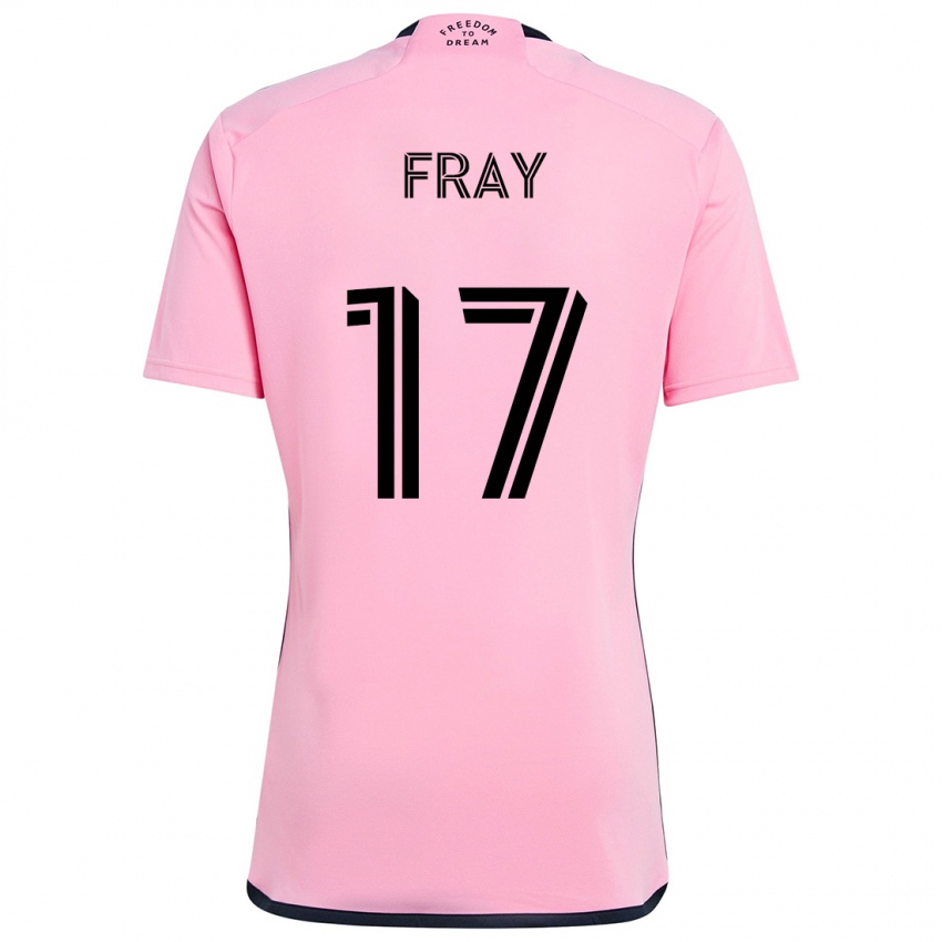 Kinder Ian Fray #17 Rosa Heimtrikot Trikot 2024/25 T-Shirt