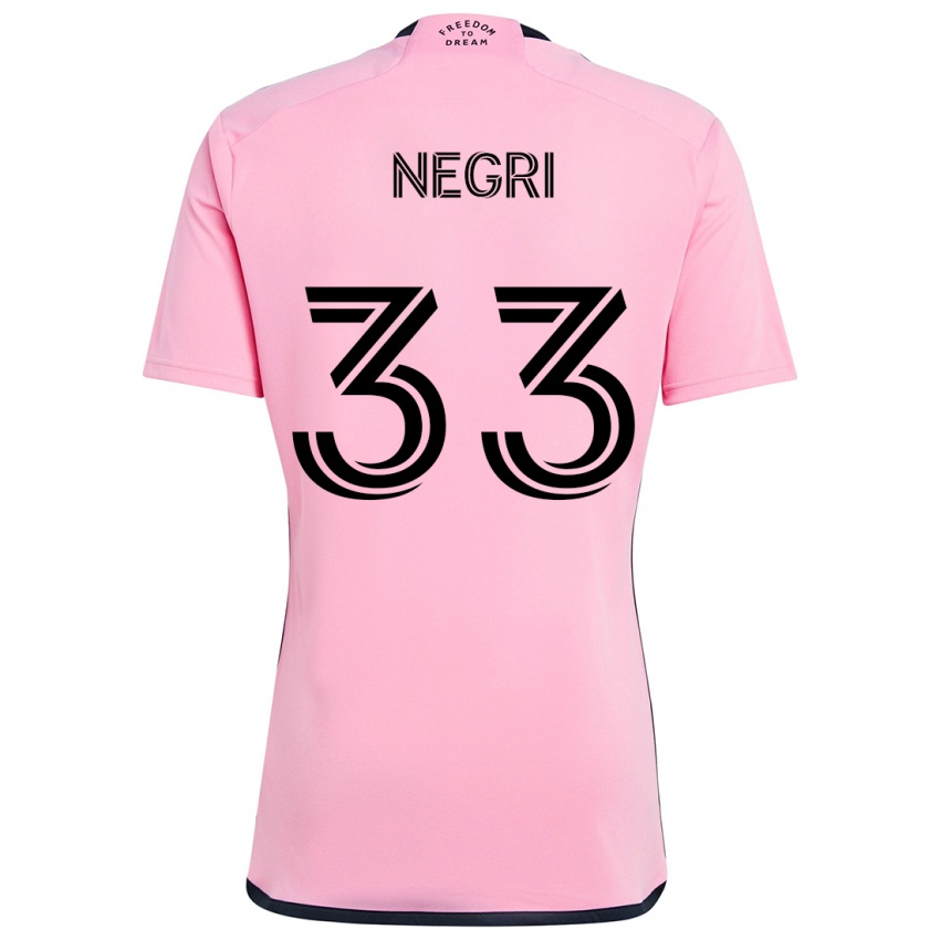 Kinder Franco Negri #33 Rosa Heimtrikot Trikot 2024/25 T-Shirt