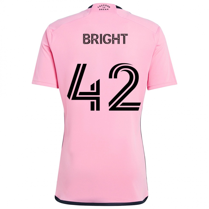 Kinder Yannick Bright #42 Rosa Heimtrikot Trikot 2024/25 T-Shirt