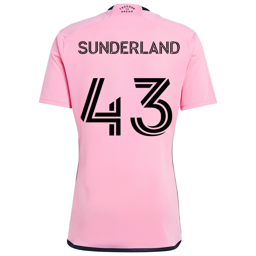 Kinder Lawson Sunderland #43 Rosa Heimtrikot Trikot 2024/25 T-Shirt