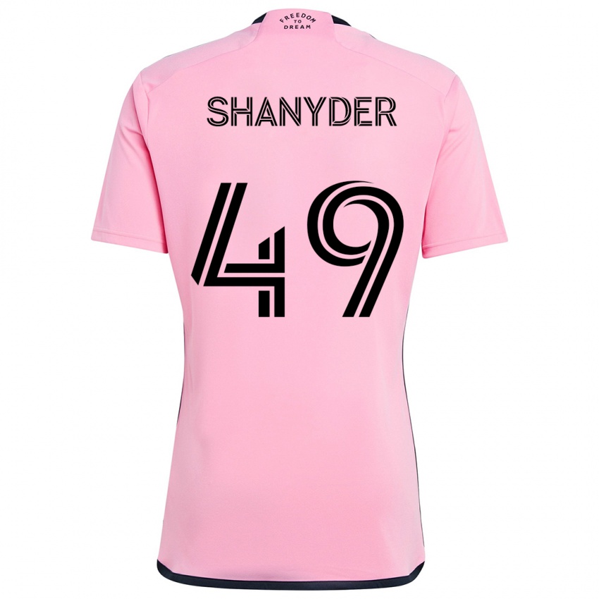 Kinder Shanyder Borgelin #49 Rosa Heimtrikot Trikot 2024/25 T-Shirt