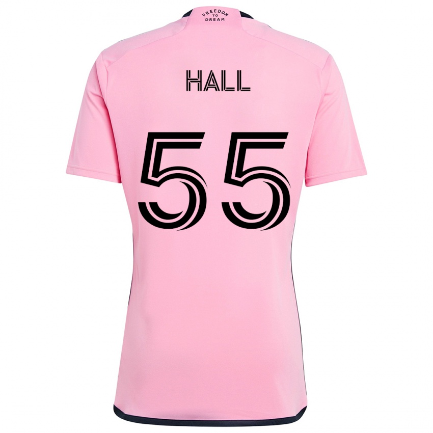 Kinder Tyler Hall #55 Rosa Heimtrikot Trikot 2024/25 T-Shirt