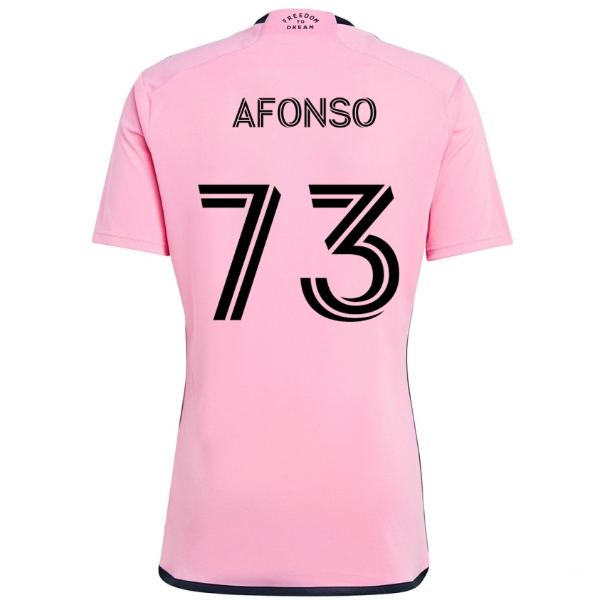 Kinder Leo Afonso #73 Rosa Heimtrikot Trikot 2024/25 T-Shirt