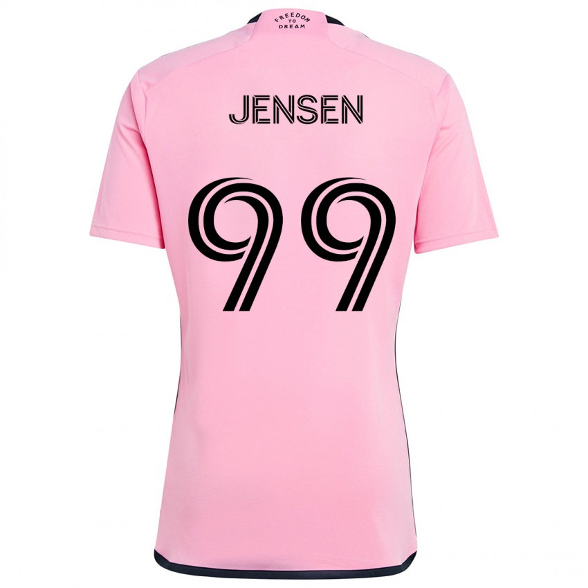 Kinder Cole Jensen #99 Rosa Heimtrikot Trikot 2024/25 T-Shirt