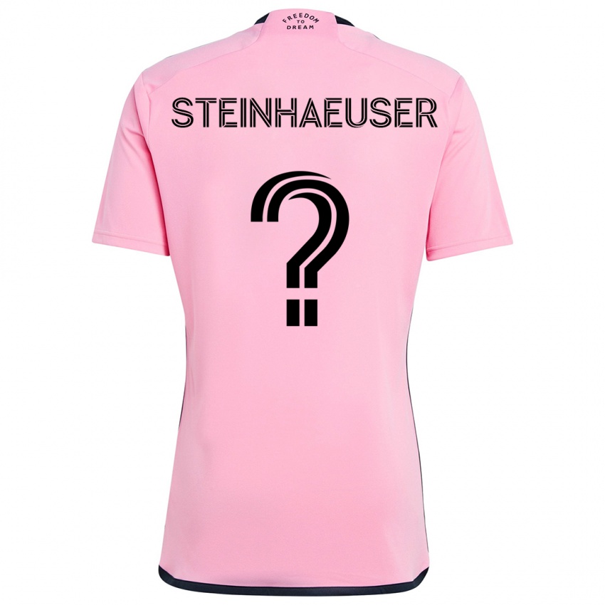 Kinder Marcus Steinhaeuser #0 Rosa Heimtrikot Trikot 2024/25 T-Shirt