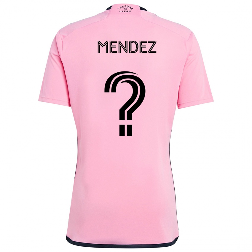 Kinder Dylan Mendez #0 Rosa Heimtrikot Trikot 2024/25 T-Shirt