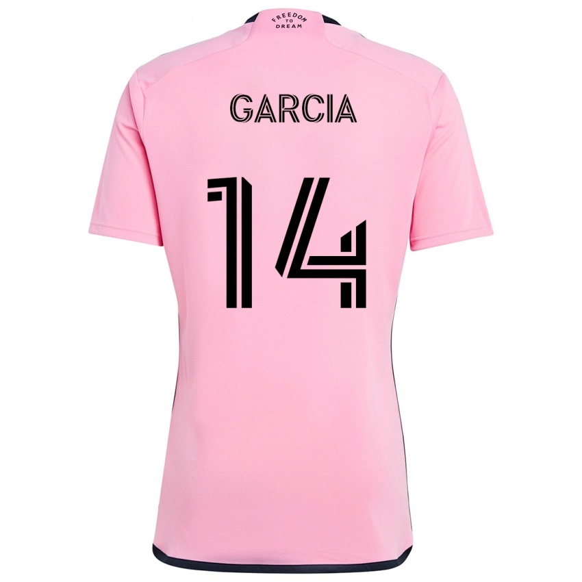 Kinder Santiago Garcia #14 Rosa Heimtrikot Trikot 2024/25 T-Shirt