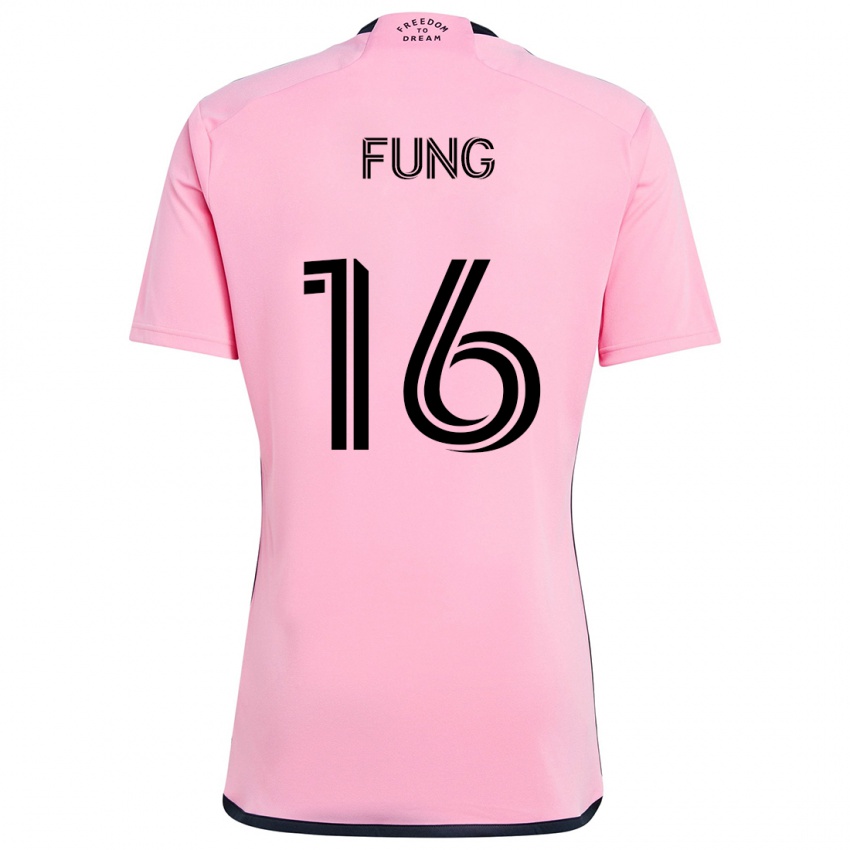 Kinder Victor Fung #16 Rosa Heimtrikot Trikot 2024/25 T-Shirt