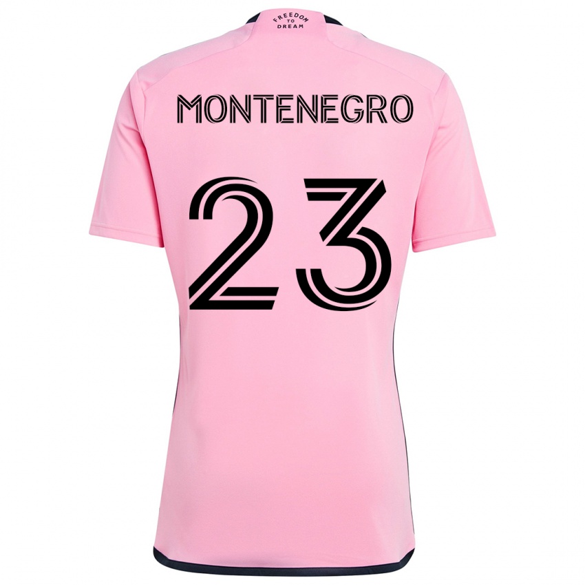 Kinder Ricardo Montenegro #23 Rosa Heimtrikot Trikot 2024/25 T-Shirt