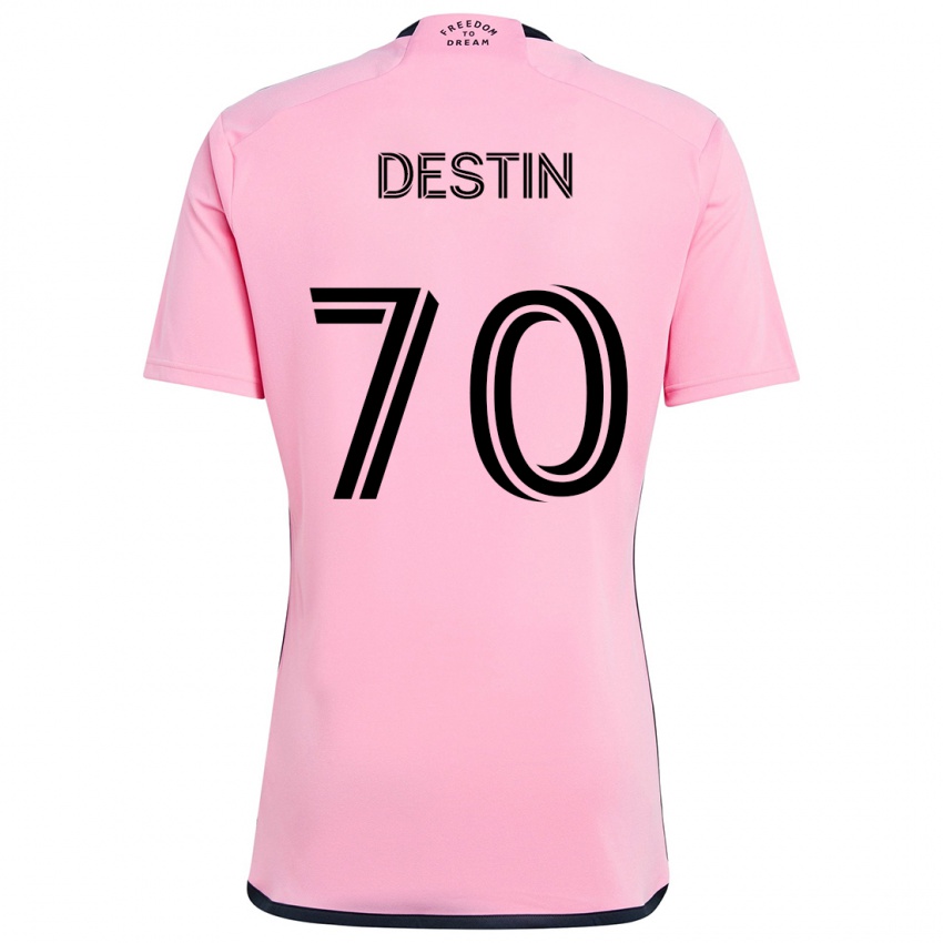 Kinder Bryan Destin #70 Rosa Heimtrikot Trikot 2024/25 T-Shirt