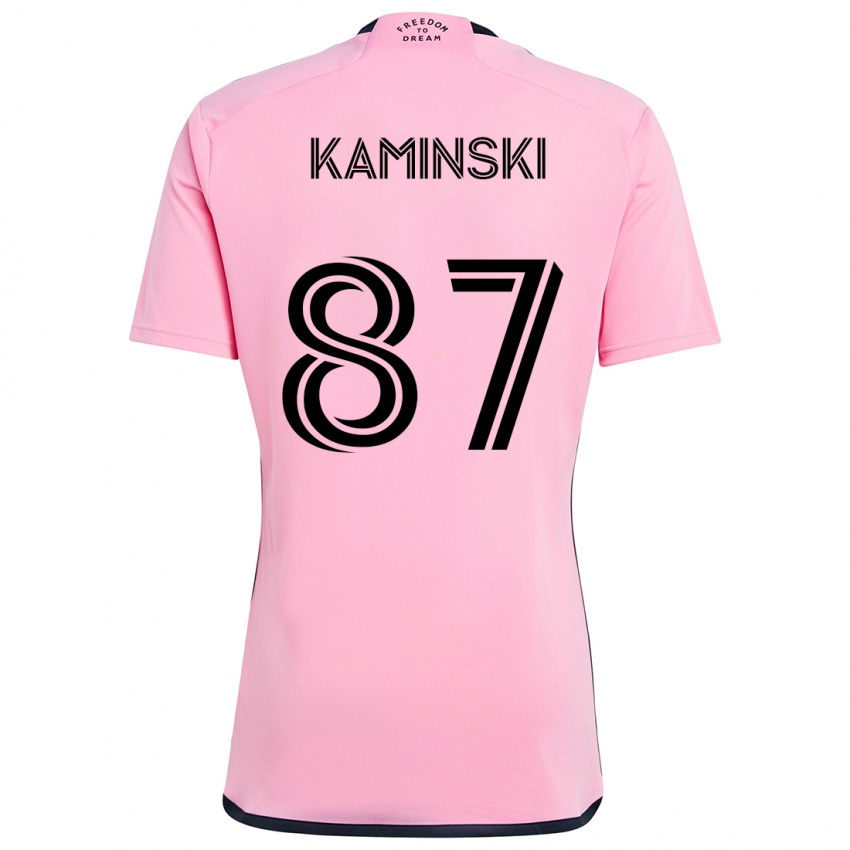 Kinder Brett Kaminski #87 Rosa Heimtrikot Trikot 2024/25 T-Shirt