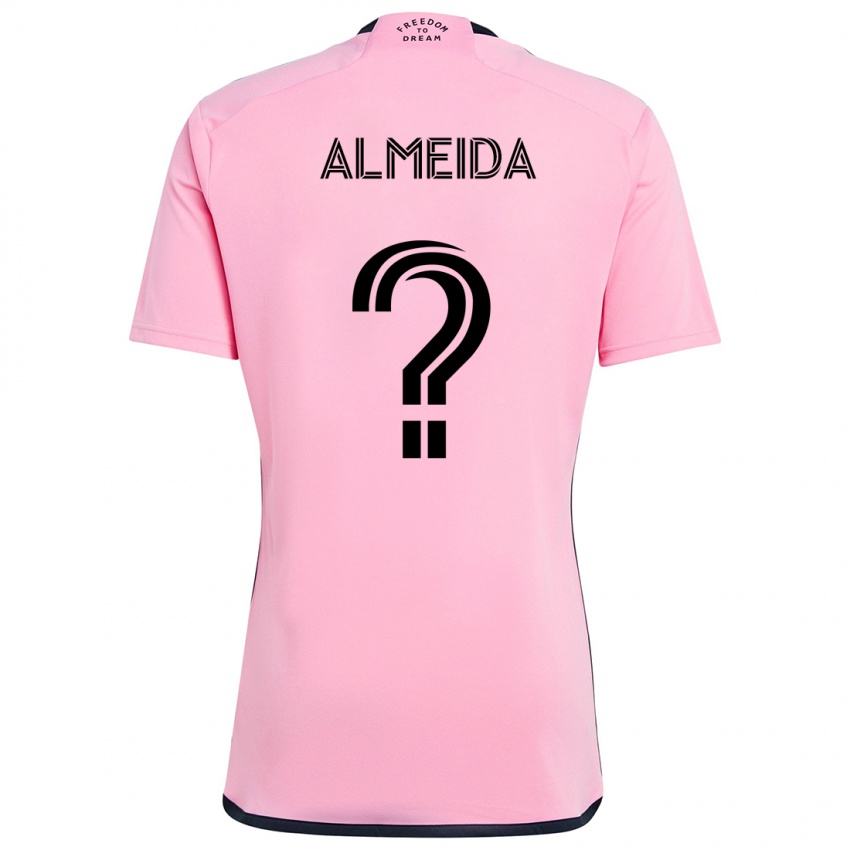 Kinder Nicholas Almeida #0 Rosa Heimtrikot Trikot 2024/25 T-Shirt