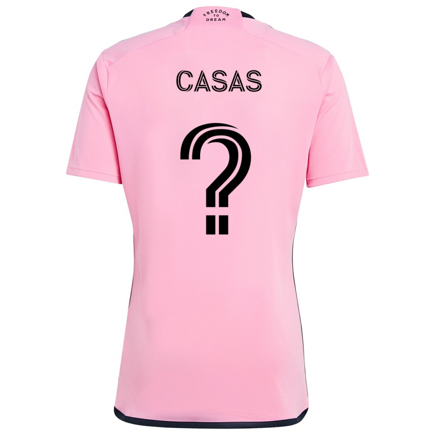 Kinder André Casas #0 Rosa Heimtrikot Trikot 2024/25 T-Shirt