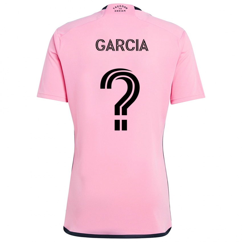 Kinder Lesther Garcia #0 Rosa Heimtrikot Trikot 2024/25 T-Shirt