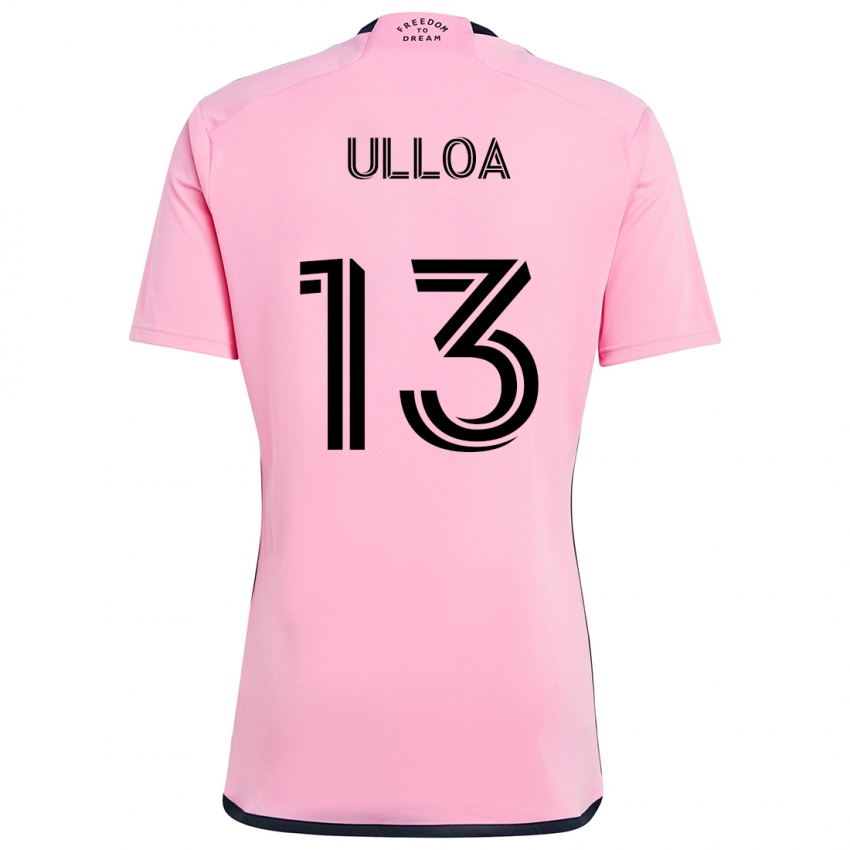 Kinder Víctor Ulloa #13 Rosa Heimtrikot Trikot 2024/25 T-Shirt