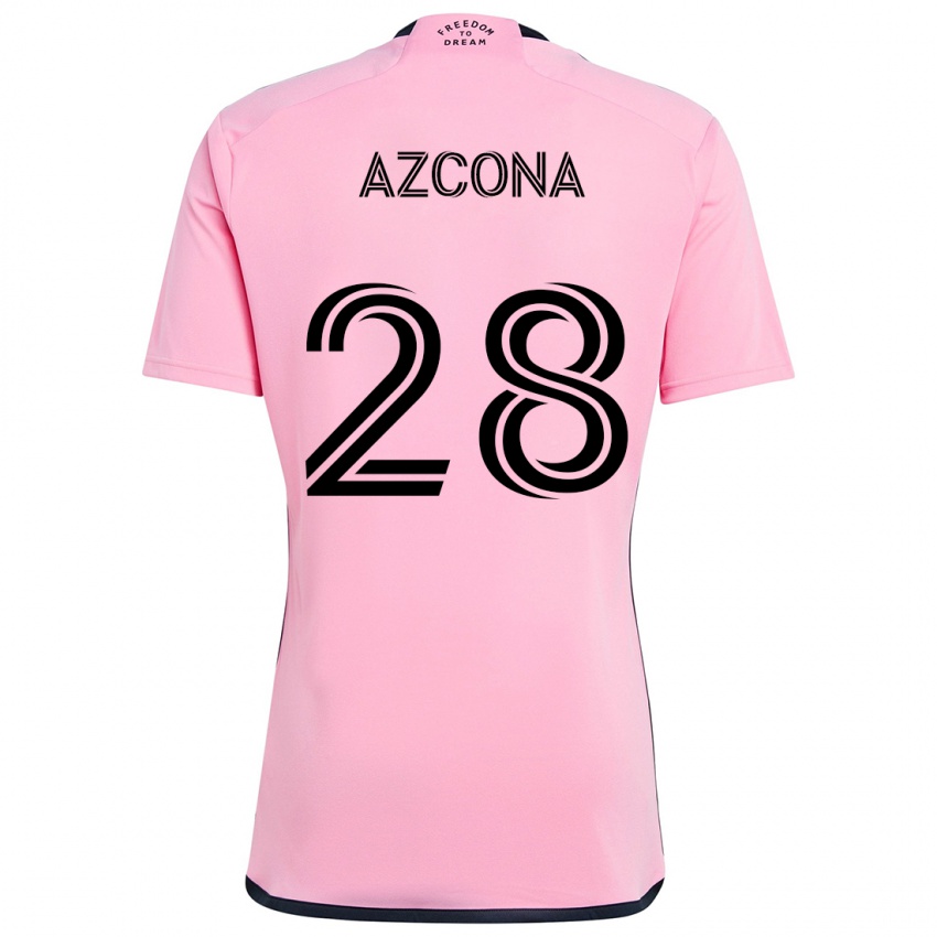 Kinder Edison Azcona #28 Rosa Heimtrikot Trikot 2024/25 T-Shirt