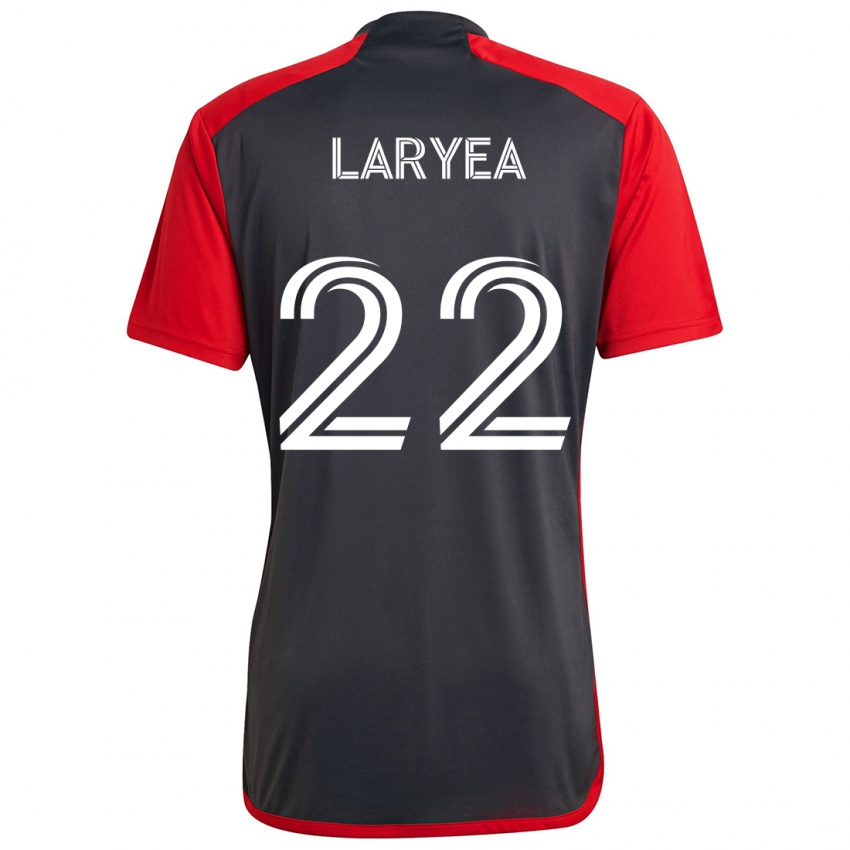 Kinder Richie Laryea #22 Grau Rot Heimtrikot Trikot 2024/25 T-Shirt