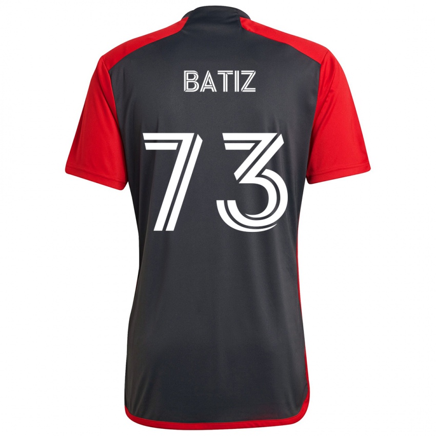 Kinder Jesus Batiz #73 Grau Rot Heimtrikot Trikot 2024/25 T-Shirt