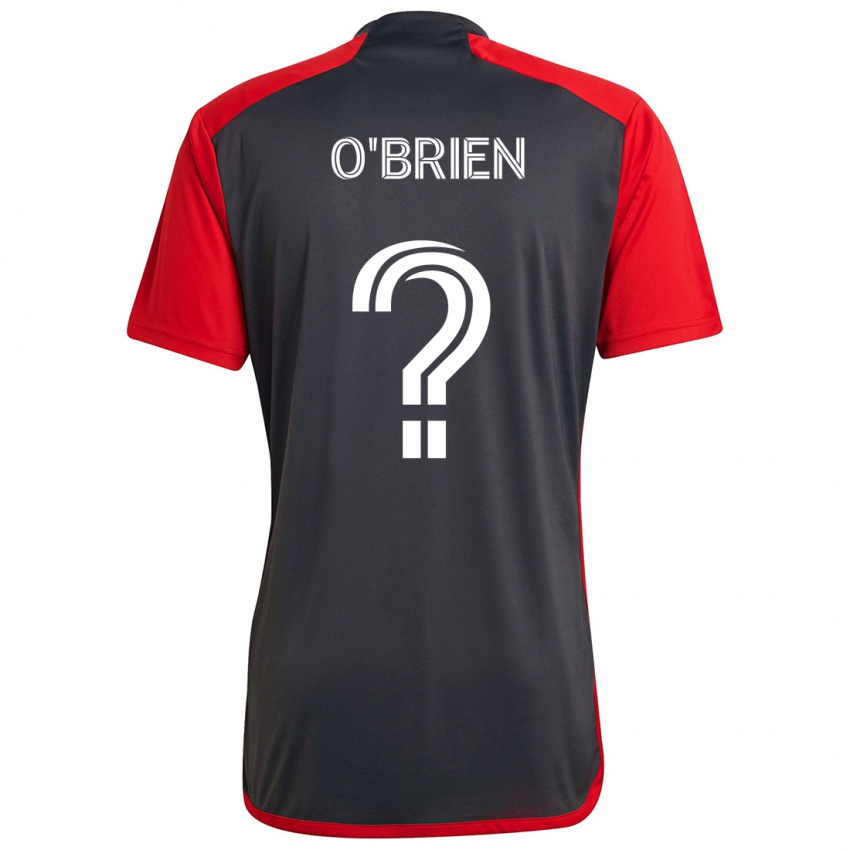 Kinder Alexander O'brien #0 Grau Rot Heimtrikot Trikot 2024/25 T-Shirt