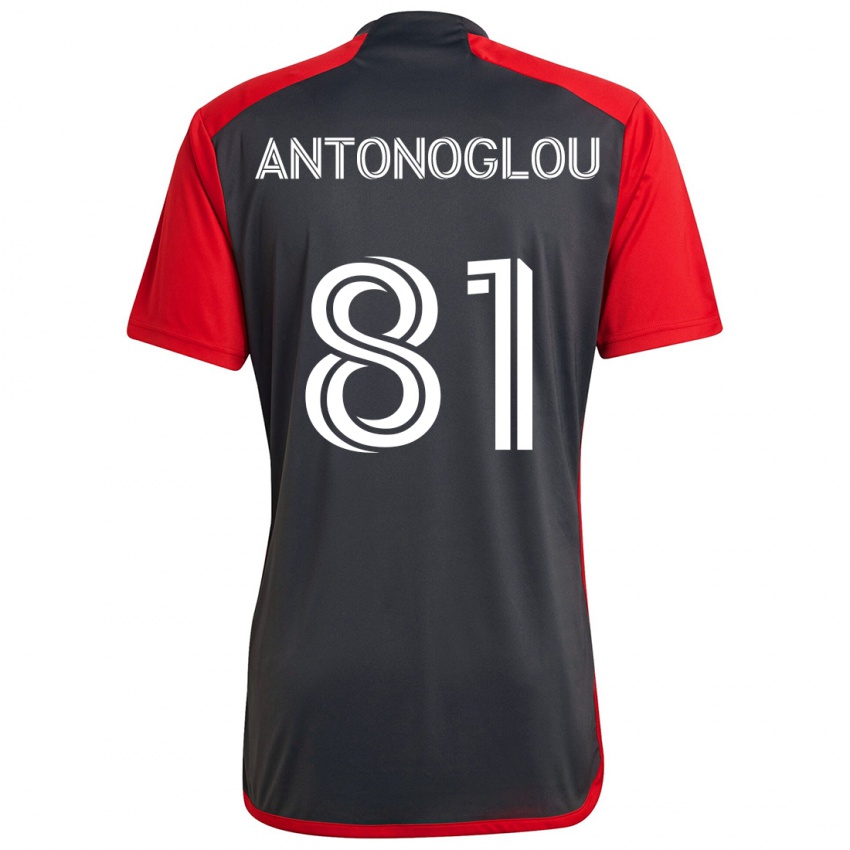 Kinder Themi Antonoglou #81 Grau Rot Heimtrikot Trikot 2024/25 T-Shirt