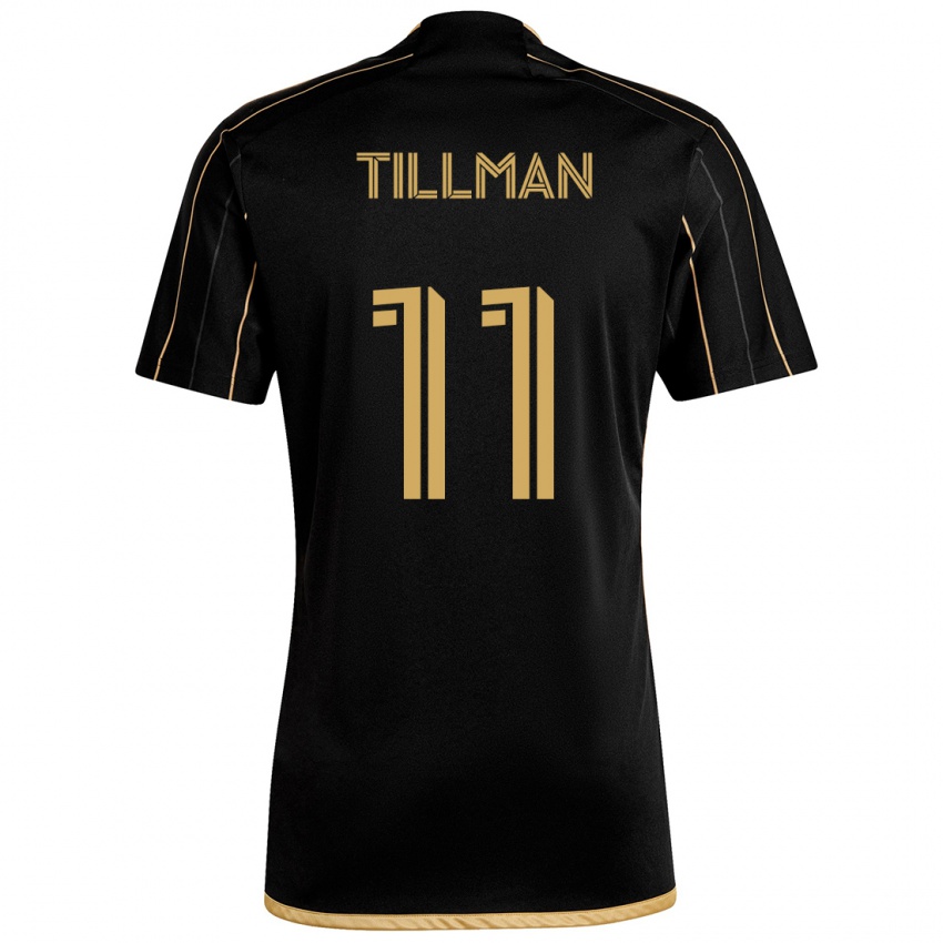 Kinder Timothy Tillman #11 Schwarzes Gold Heimtrikot Trikot 2024/25 T-Shirt