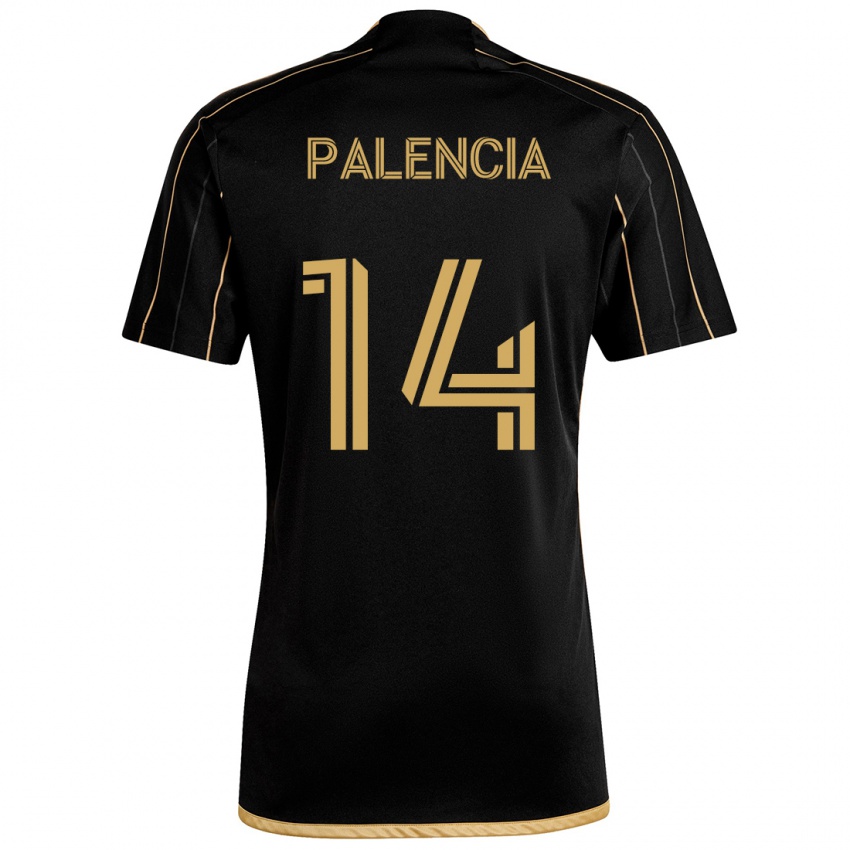 Kinder Sergi Palencia #14 Schwarzes Gold Heimtrikot Trikot 2024/25 T-Shirt