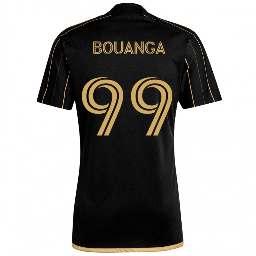 Kinder Denis Bouanga #99 Schwarzes Gold Heimtrikot Trikot 2024/25 T-Shirt